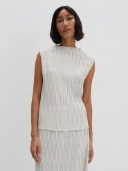 Someday. Top w kolorze kremowym rozmiar: 36. Brązowe topy someday., bez wzorów, bez kołnierzyka, bez ramiączek. Za 121.99 zł.