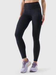 4F Legginsy sportowe w kolorze czarnym rozmiar: L. Czarne legginsy 4f, bez wzorów, z materiału, sportowe. Za 114.71 zł.