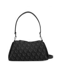 Calvin Klein Jeans Torebka Lyl Lg Jqd Smll Shld LV04K3142G Czarny. Czarne torebki klasyczne Calvin Klein Jeans, bez wzorów, z jeansu, bez dodatków. Za 259.99 zł.
