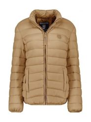 Canadian Peak Kurtka pikowana "Akitaleak" w kolorze jasnobrązowym rozmiar: S. Brązowe kurtki Canadian Peak, s, bez wzorów, bez kaptura. Za 170.07 zł.