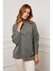 Joséfine Golf "Kitchen" w kolorze khaki rozmiar: XL. Brązowe swetry Joséfine, xl, bez wzorów, z kaszmiru, bez ramiączek. Za 242.13 zł.