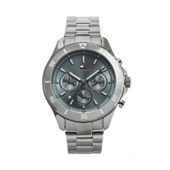 Zegarek Tommy Hilfiger. Szare zegarki Tommy Hilfiger, srebrne. Za 659.99 zł.