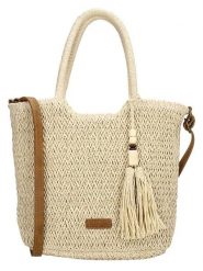 Beagles Torebka "Lanzarote" w kolorze beżowym - 35 x 26 x 11 cm rozmiar: onesize. Brązowe torebki klasyczne Beagles, bez wzorów, z materiału, przez ramię, bez dodatków. Za 78.99 zł.