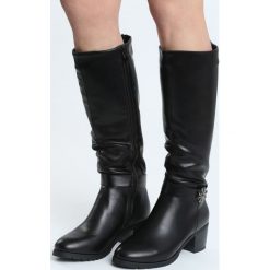 Czarne Kozaki Reft. Kozaki marki Kazar. Za 189.99 zł.