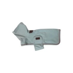 Płaszcz przeciwdeszczowy dla psa Kentucky 0g. Niebieskie kurtki przeciwdeszczowe KENTUCKY HORSEWEAR, l, bez wzorów, z materiału, bez kaptura. Za 399.00 zł.
