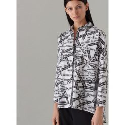 Koszula z nadrukiem all over - Biały. Koszule Mohito. Za 119.99 zł.