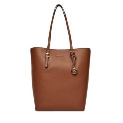 Torebka MICHAEL Michael Kors. Brązowe shopper bag MICHAEL Michael Kors, bez wzorów, bez dodatków. Za 1,129.00 zł.