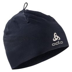 Czapka do biegania techniczna Odlo Move Light Hat. Niebieskie czapki zimowe ODLO, bez wzorów, sportowe. Za 155.07 zł.