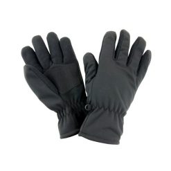 Zimowe Rękawiczki Termiczne Softshell Unisex. Czarne rękawiczki RESULT, bez wzorów, z softshellu, sportowe. Za 80.99 zł.