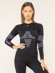 X-Bionic Bielizna termoaktywna górna Energizer 4.0 NGYT06W19W Czarny Slim Fit. Czarna bielizna termoaktywna damska X BIONIC, l, bez wzorów, z syntetyku, bez ramiączek. Za 339.99 zł.