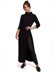 Be Wear Tunika w kolorze czarnym rozmiar: S. Czarne tuniki Be Wear, s, bez wzorów, bez kołnierzyka, bez ramiączek. Za 150.37 zł.