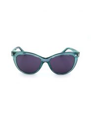 Swarovski Damskie okulary przeciwsłoneczne w kolorze fioletowo-zielonym rozmiar: 55. Różowe okulary przeciwsłoneczne Swarovski, bez wzorów, z tworzywa sztucznego, szklane. Za 239.95 zł.