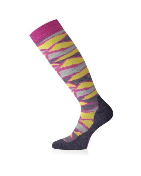 Skarpety merino SLJ. Czerwone skarpetki LASTING, bez wzorów, z elastanu. Za 99.00 zł.