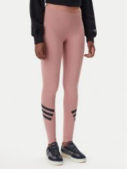 Adidas Legginsy Future Icons 3-Stripes JE0223 Różowy Slim Fit. Czerwone legginsy adidas, bez wzorów, z bawełny. Za 109.99 zł.