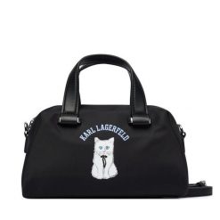 Torebka KARL LAGERFELD. Czarne torebki klasyczne KARL LAGERFELD, bez wzorów, klasyczne, bez dodatków. Za 779.99 zł.