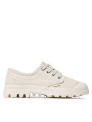 Palladium Trampki Pampa Oxford 92351-210-M Beżowy. Brązowe trampki Palladium, bez wzorów, z materiału, bez zapięcia. Za 269.99 zł.