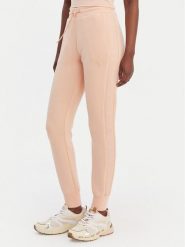 Guess Spodnie dresowe V2YB18 K7UW2 Pomarańczowy Regular Fit. Brązowe spodnie dresowe Guess, z aplikacjami, z dresówki. Za 399.99 zł.