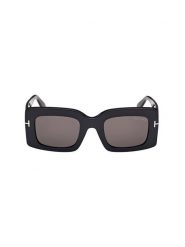 Tom Ford Okulary przeciwsłoneczne FT1188 01A Czarny. Czarne okulary przeciwsłoneczne TOM FORD, bez wzorów, z tworzywa sztucznego. Za 1,279.00 zł.