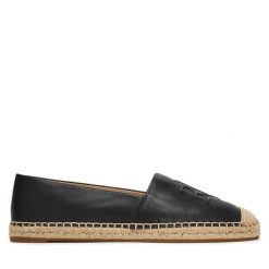 Espadryle LAUREN RALPH LAUREN. Czarne espadryle Lauren Ralph Lauren, bez wzorów, bez obcasa. Za 619.99 zł.