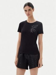 EA7 Emporio Armani T-Shirt 7W000133 AF10373 UC001 Czarny Regular Fit. Czarne t-shirty EA7 Emporio Armani, s, bez wzorów, z bawełny, bez kołnierzyka, bez ramiączek. Za 239.99 zł.