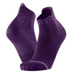 Skarpety do biegania dla kobiety Sidas Run Anatomic Ankle Lady wysokosc kostki. Fioletowe skarpetki SIDAS, bez wzorów, z elastanu. Za 79.00 zł.