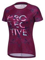 Protective Koszulka kolarska "Raspberry" w kolorze bordowym rozmiar: 38. Czerwone t-shirty sportowe Protective, s, bez wzorów, z materiału, bez ramiączek, rowerowe. Za 101.47 zł.