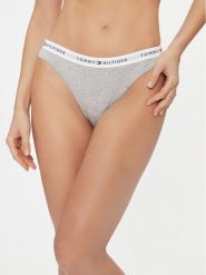 Tommy Hilfiger Figi klasyczne UW0UW03836 Szary. Szare figi Tommy Hilfiger, bez wzorów, z bawełny. Za 59.99 zł.