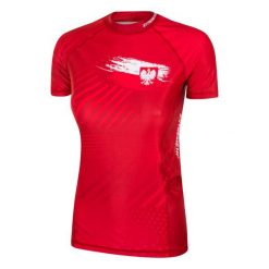Koszulka sportowa damska Rashguard MMA EXTREME HOBBY POLSKA PRIME. Czerwone bielizna termoaktywna damska EXTREME HOBBY, s, bez wzorów, z bawełny, bez ramiączek, do biegania. Za 199.00 zł.