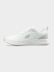 4F Buty sportowe CIRCLE damskie - kremowe 36. Brązowe buty sportowe lifestyle 4f, bez wzorów, z tworzywa sztucznego, bez zapięcia. W wyprzedaży za 169.99 zł.