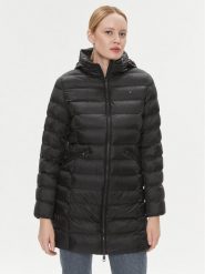 Tommy Hilfiger Kurtka puchowa WW0WW39221 Czarny Regular Fit. Czarne kurtki Tommy Hilfiger, na zimę, xxs, bez wzorów, z puchu, bez kaptura. Za 759.99 zł.