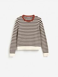 Sweter z bawełną - wielobarwny. Swetry Reserved, l, bez wzorów, z bawełny, bez ramiączek. Za 129.99 zł.