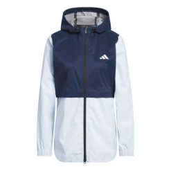 Kurtka damska adidas Ultimate365 Climaproof. Niebieskie kurtki adidas, l, bez wzorów, z materiału, eleganckie, bez kaptura. Za 615.50 zł.
