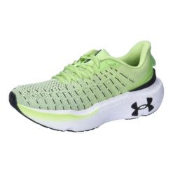 Buty biegowe Under Armour W Infinite Elite 3027199. Zielone buty do biegania Under Armour, bez wzorów, z materiału, bez zapięcia, do biegania. Za 526.75 zł.