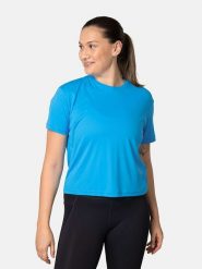 KARI TRAA Koszulka sportowa "Una" w kolorze niebieskim rozmiar: S. Niebieskie t-shirty sportowe Kari Traa, s, bez wzorów, z materiału, bez ramiączek, outdoorowe. Za 92.64 zł.