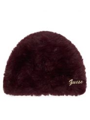 Guess Czapka W4BZ40 WGU30 Bordowy. Czerwone czapki zimowe Guess, z aplikacjami, z poliesteru. Za 214.99 zł.