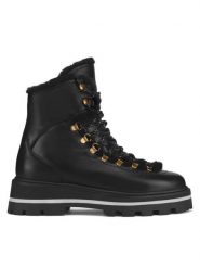Gino Rossi Botki SINEN-24FW238 Czarny. Czarne botki Gino Rossi, bez wzorów, bez obcasa, na płaskiej podeszwie, bez zapięcia. Za 287.99 zł.