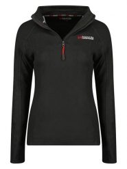 Maison Montaigne Bluza polarowa "Tumai" w kolorze czarnym rozmiar: S. Czarne bluzy bez kaptura Maison Montaigne, s, bez wzorów, z polaru, bez kaptura. Za 69.58 zł.