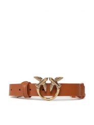 Pinko Pasek Damski Love Day Turtle Chain Belt H2 PE 22 PLT01 1H2113 Y85T Brązowy. Brązowe paski Pinko, bez wzorów, z tworzywa sztucznego. Za 779.99 zł.