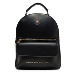 Plecak Beverly Hills Polo Club. Czarne plecaki Beverly Hills Polo Club, bez wzorów, bez dodatków. Za 139.99 zł.