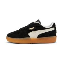 Buty damskie trampki sportowe PALERMO MODA. Czarne trampki Puma, bez wzorów, retro, bez zapięcia. W wyprzedaży za 219.00 zł.