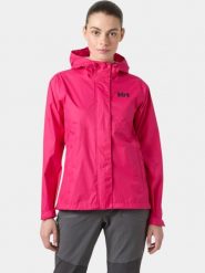 Płaszcz Przeciwdeszczowy Damski Helly Hansen W Loke. Czerwone kurtki przeciwdeszczowe Helly Hansen, m, bez wzorów, z poliamidu, bez kaptura, wspinaczkowe. Za 559.00 zł.