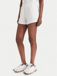 Guess Szorty sportowe V6GD14 K3090 Biały Regular Fit. Białe szorty sportowe Guess, z aplikacjami, z bawełny. Za 219.99 zł.
