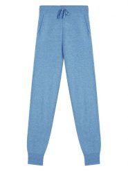 AUTHENTIC CASHMERE Kaszmirowe spodnie "Ferrand" w kolorze błękitnym rozmiar: L. Niebieskie spodnie dresowe AUTHENTIC CASHMERE, na lato, bez wzorów, z dresówki. Za 365.42 zł.