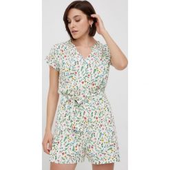 Pepe Jeans kombinezon. Kombinezony Pepe Jeans, l, bez wzorów, z jeansu, bez kołnierzyka, bez ramiączek, krótkie. Za 379.99 zł.