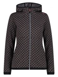 CMP Kurtka polarowa w kolorze czarnym ze wzorem rozmiar: 42. Czarne kurtki CMP, s, bez wzorów, z materiału, bez kaptura. Za 172.45 zł.