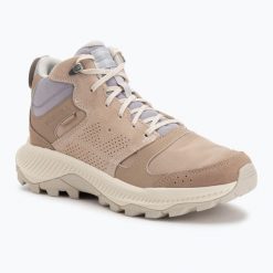 Buty turystyczne damskie Merrell Tempo Sol Mid Wp. Brązowe buty trekkingowe Merrell, na zimę, bez zapięcia. Za 389.99 zł.