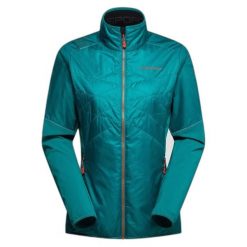 Damska kurtka puchowa La Sportiva Ascent Primaloft. Niebieskie kurtki La Sportiva, na zimę, xs, bez wzorów, z materiału, eleganckie, bez kaptura. Za 812.50 zł.