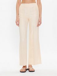 TWINSET Spodnie materiałowe 231TT2776 Écru Regular Fit. Spodnie materiałowe Twinset, bez wzorów, z materiału. Za 929.99 zł.