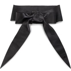 Pasek Damski PATRIZIA PEPE - 2V7350/A702-K103 Nero. Czarne paski Patrizia Pepe, w paski, ze skóry. W wyprzedaży za 409.00 zł.