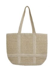 BLE Shopper bag w kolorze beżowym - 46 x 36 x 14 cm rozmiar: onesize. Brązowe shopper bag BLE, bez wzorów, z materiału, na ramię, bez dodatków. Za 49.41 zł.